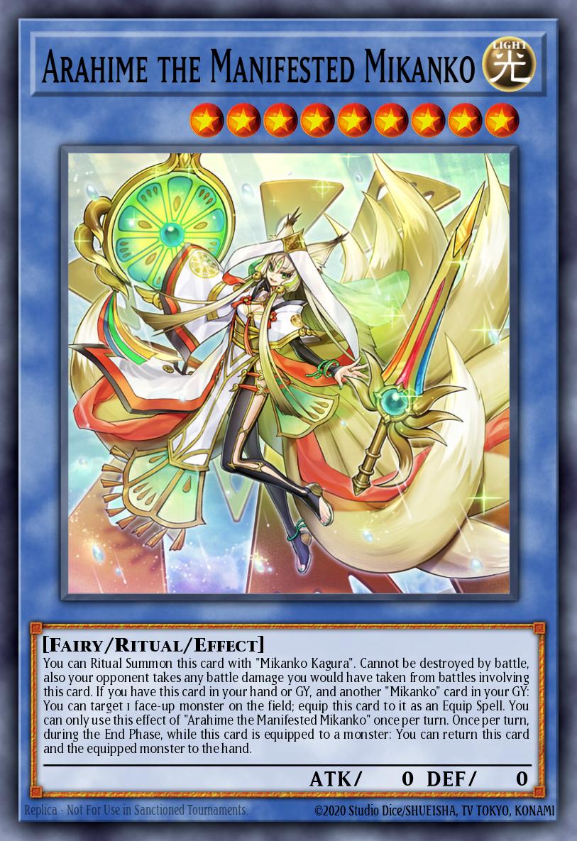 Arahime the Manifested Mikanko Quarter Century Secret Rare DUNE-EN032 Duelist Nexus Yugioh card