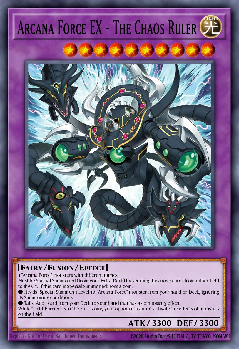 Arcana Force EX - The Chaos Ruler Super Rare SUDA-EN034 Supreme Darkness Yugioh card