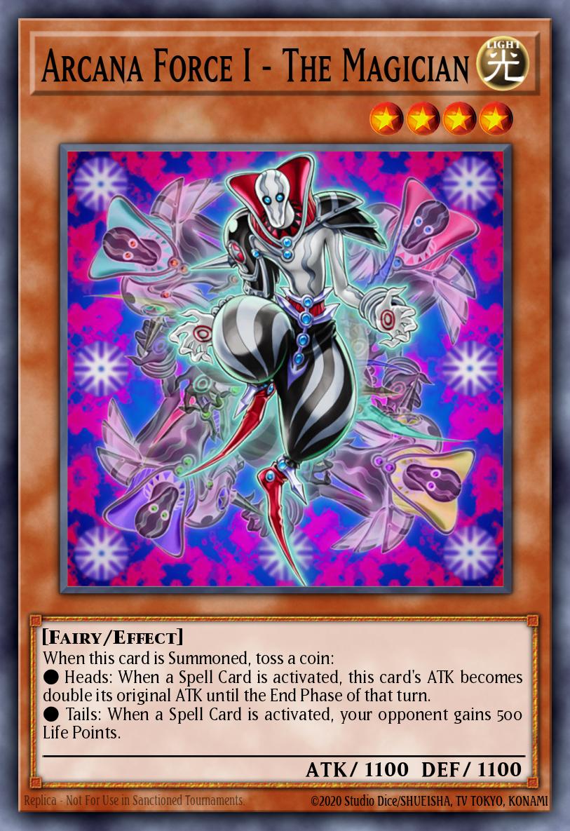 Arcana Force I - The Magician Common LODT-EN009 Light of Destruction Yugioh card