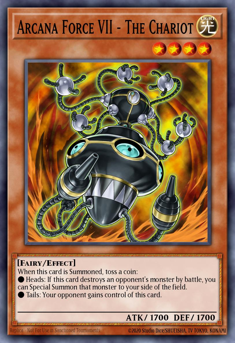 Arcana Force VII - The Chariot Common LODT-EN013 Light of Destruction Yugioh card
