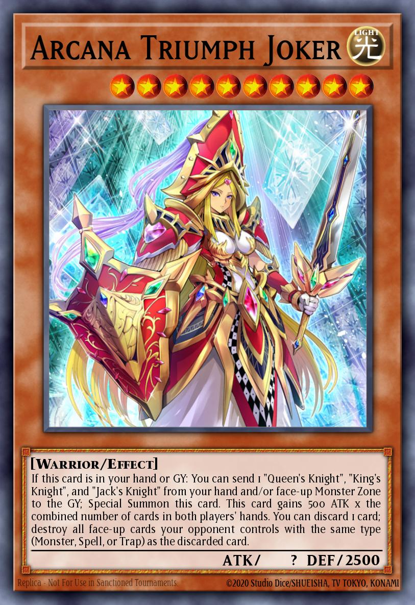 Arcana Triumph Joker Collector's Rare KICO-EN001 Kings Court Yugioh card