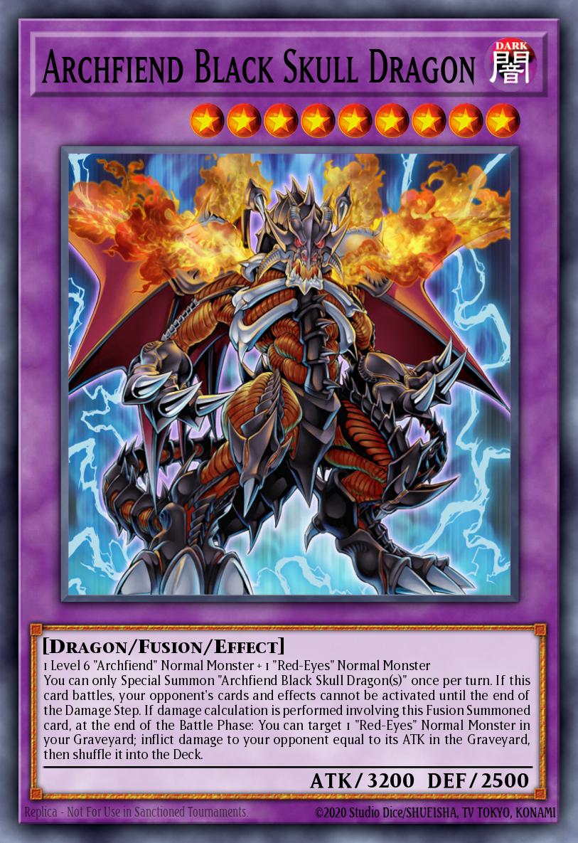 Archfiend Black Skull Dragon Ultimate Rare CORE-EN048 Clash of Rebellions Yugioh card