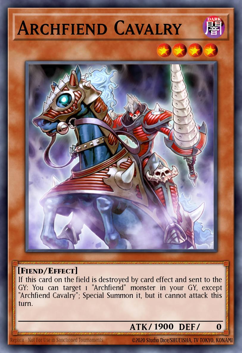 Archfiend Cavalry Rare MP14-EN083 2014 Mega-Tin Mega Pack Yugioh card
