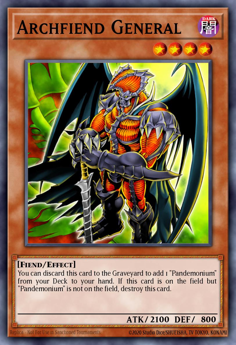 Archfiend General Rare FOTB-EN019 Force of the Breaker Yugioh card