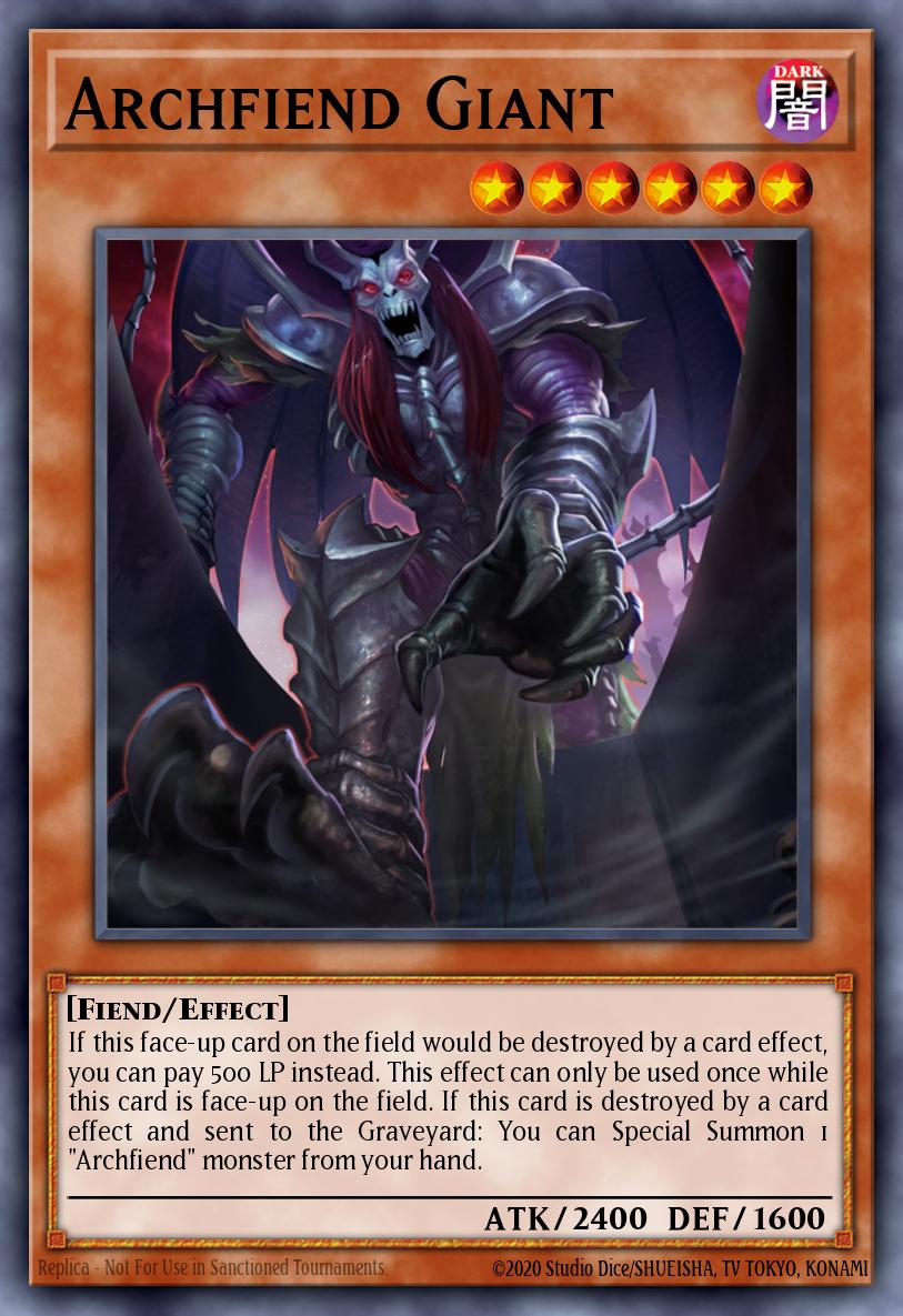 Archfiend Giant Rare MP14-EN181 2014 Mega-Tin Mega Pack Yugioh card