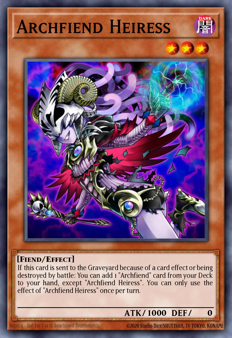 Archfiend Heiress Super Rare OP30-EN004 OTS Tournament Pack 30 Yugioh card