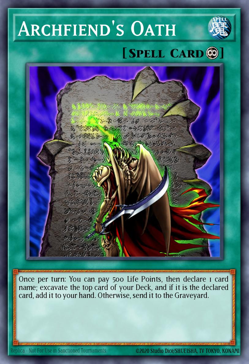 Archfiends Oath Common AP04-EN024 Astral Pack Four Yugioh card