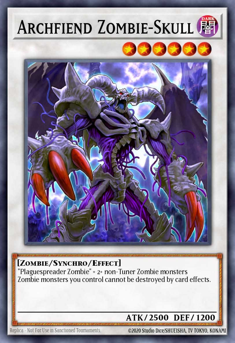 Archfiend Zombie-Skull Super Rare ANPR-EN042 Ancient Prophecy Yugioh card
