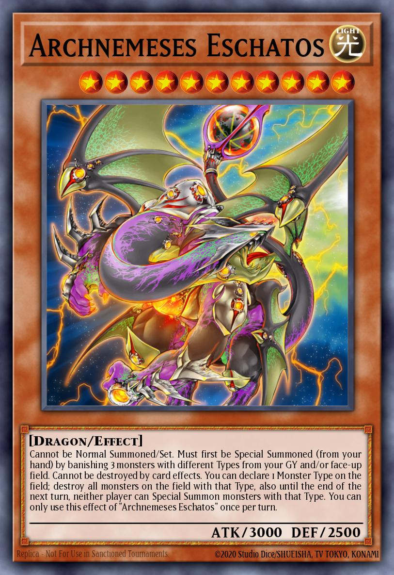 Archnemeses Eschatos Ultra Rare ETCO-EN009 Eternity Code Yugioh card