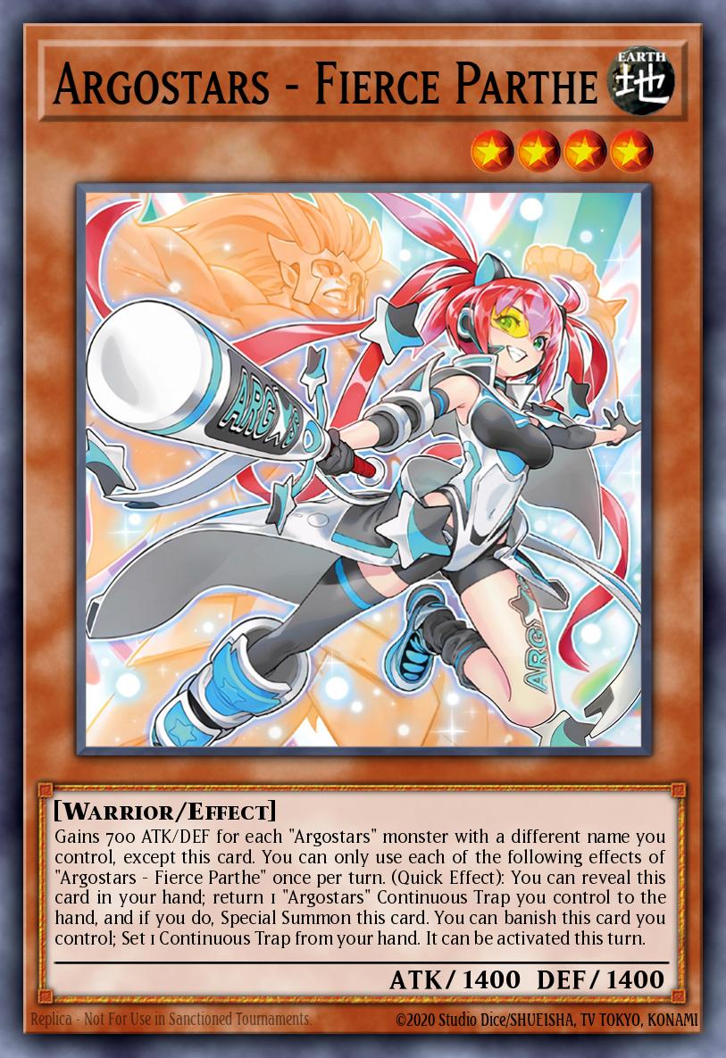 Argostars - Fierce Parthe Super Rare ALIN-EN020 Alliance Insight Yugioh card