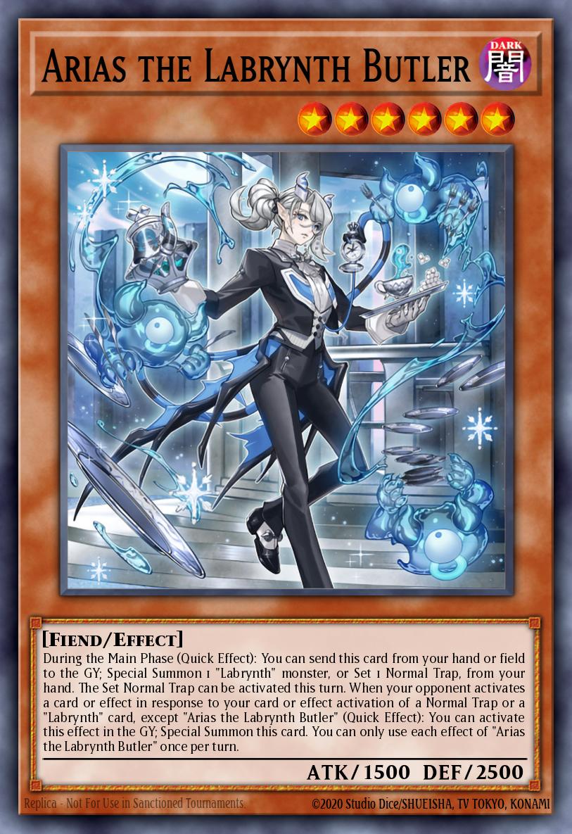 Arias the Labrynth Butler Prismatic Secret Rare MP24-EN116 25th Anniversary Tin Dueling Mirrors Yugioh card