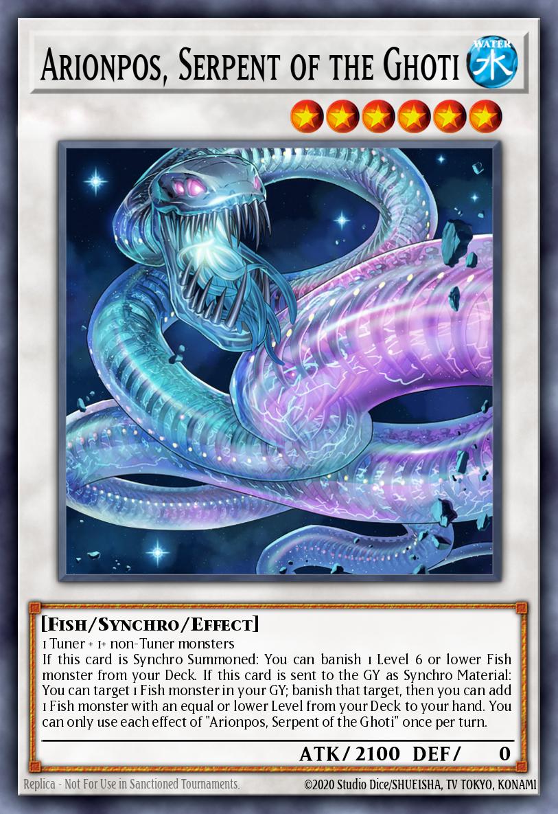 Arionpos Serpent of the Ghoti Ultra Rare DABL-EN088 Darkwing Blast Yugioh card