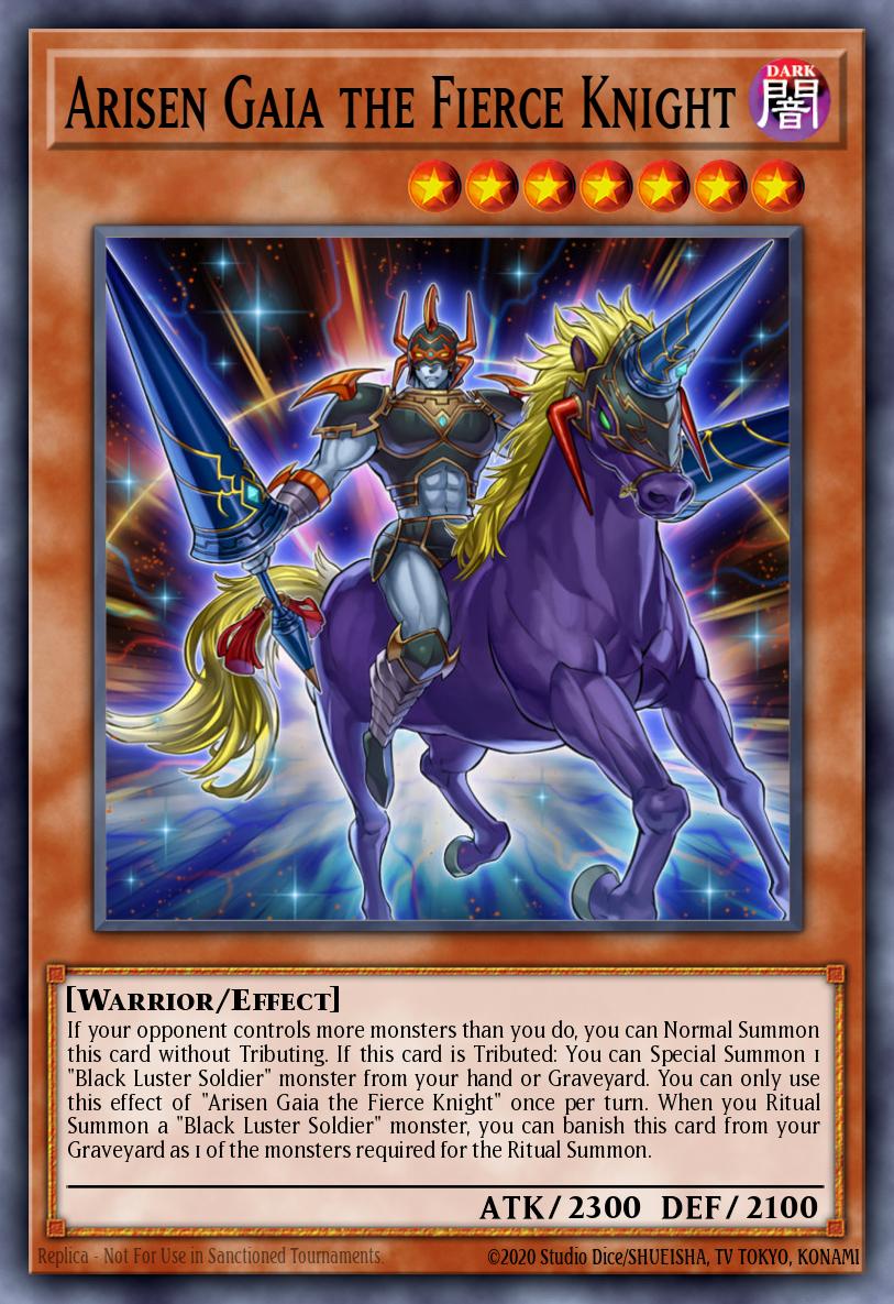Arisen Gaia the Fierce Knight Rare MP16-EN238 2016 Mega-Tin Mega Pack Yugioh card