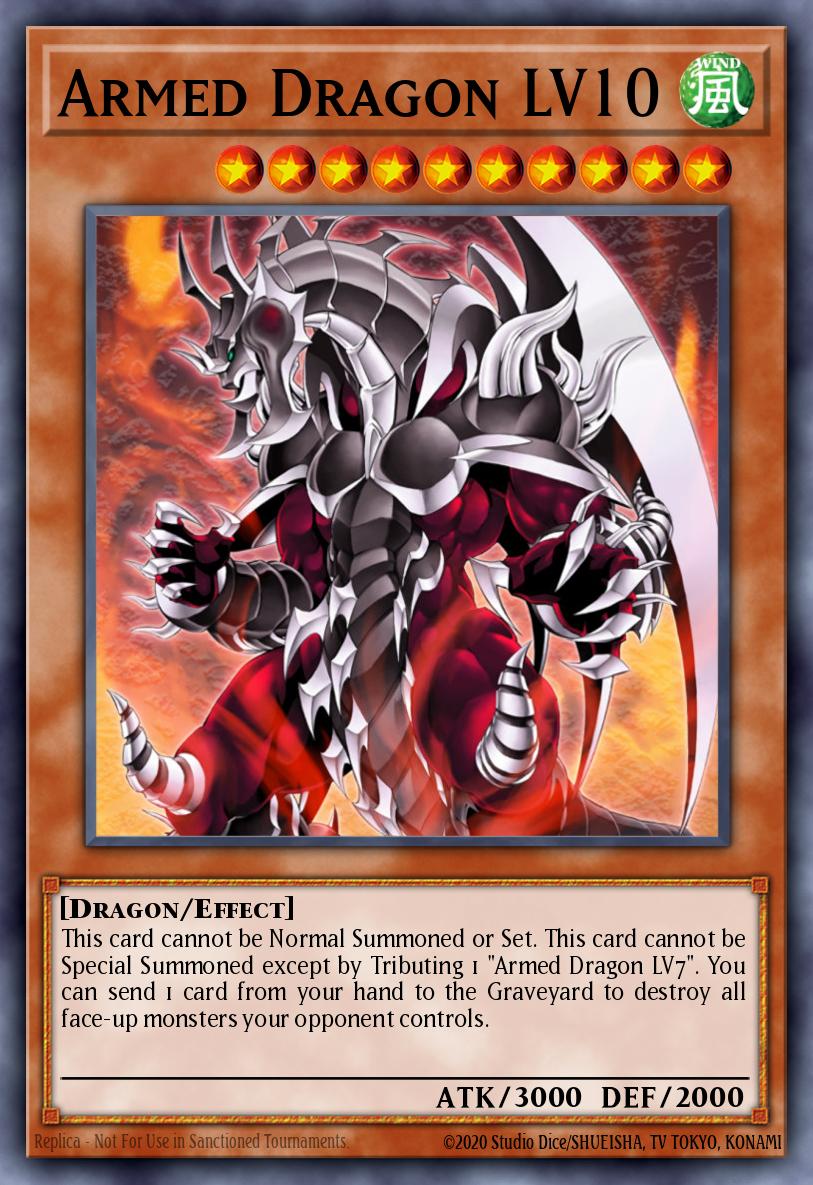 Armed Dragon LV10 Secret Rare MZMU-EN065 Maze of Muertos Yugioh card