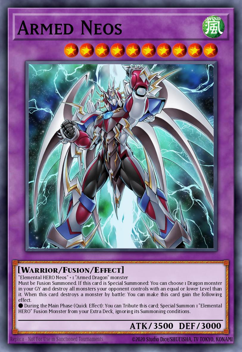 Armed Neos Quarter Century Secret Rare BLMR-EN002 Battles of Legend Monstrous Revenge Yugioh card