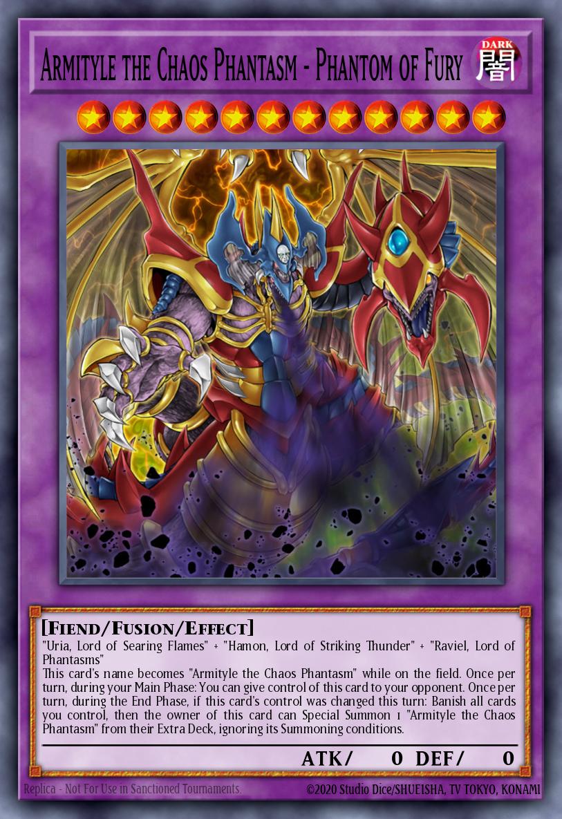 Armityle the Chaos Phantasm - Phantom of Fury Ultra Rare PHRA-EN035 Phantom Rage Yugioh card