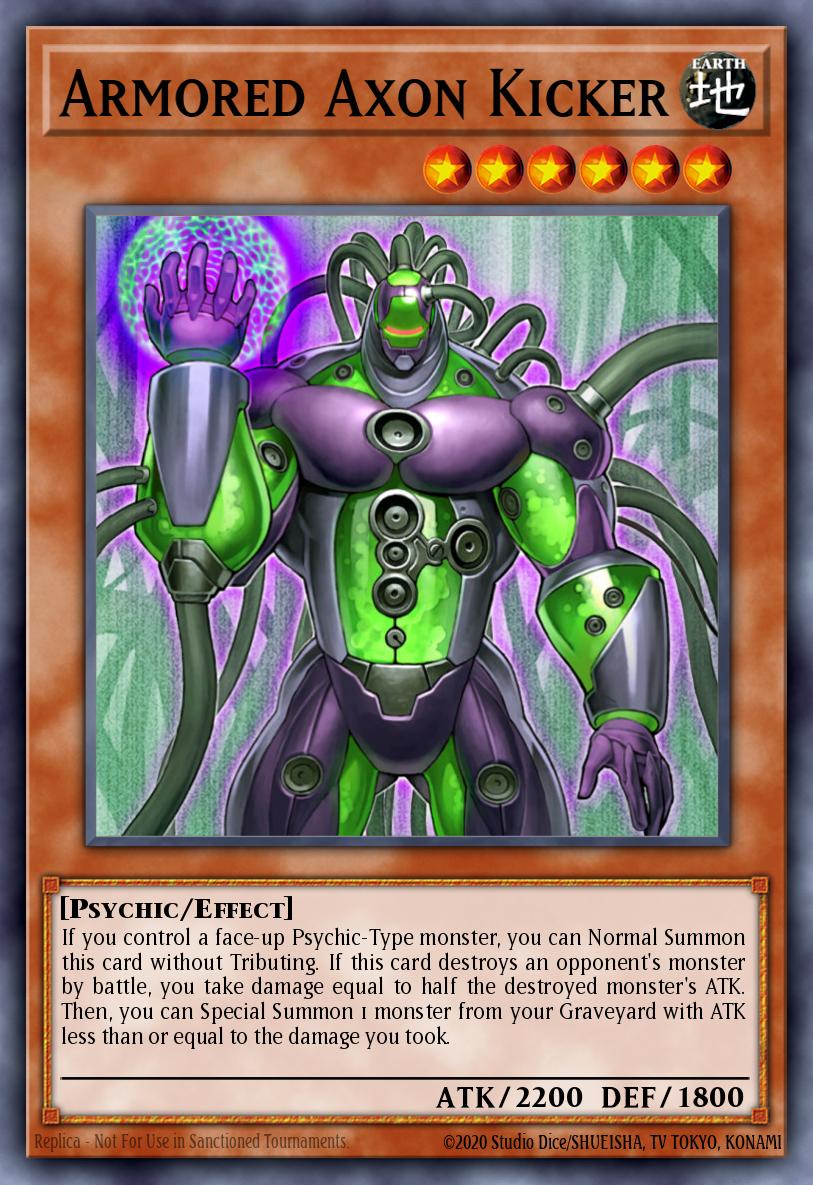 Armored Axon Kicker Common ANPR-EN029 Ancient Prophecy Yugioh card