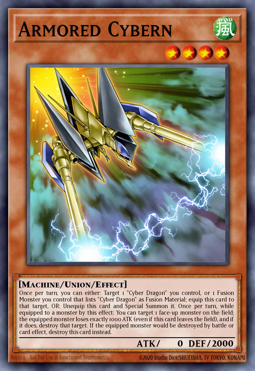 Armored Cybern Common SDCR-EN011 Cyber Dragon Revolution Structure Deck Yugioh card