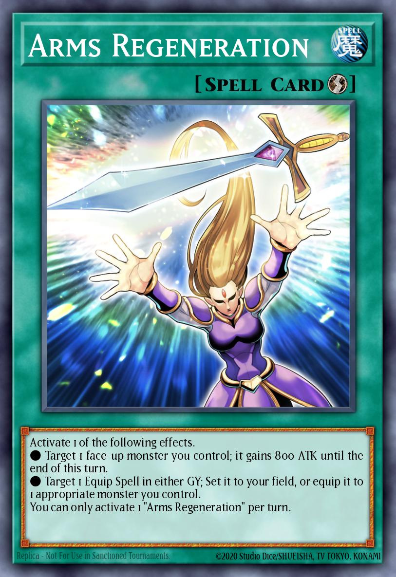 Arms Regeneration Ultra Rare BLMR-EN032 Battles of Legend Monstrous Revenge Yugioh card