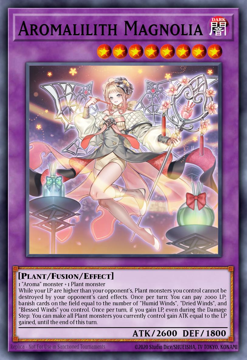 Aromalilith Magnolia Super Rare PHNI-EN039 Phantom Nightmare Yugioh card