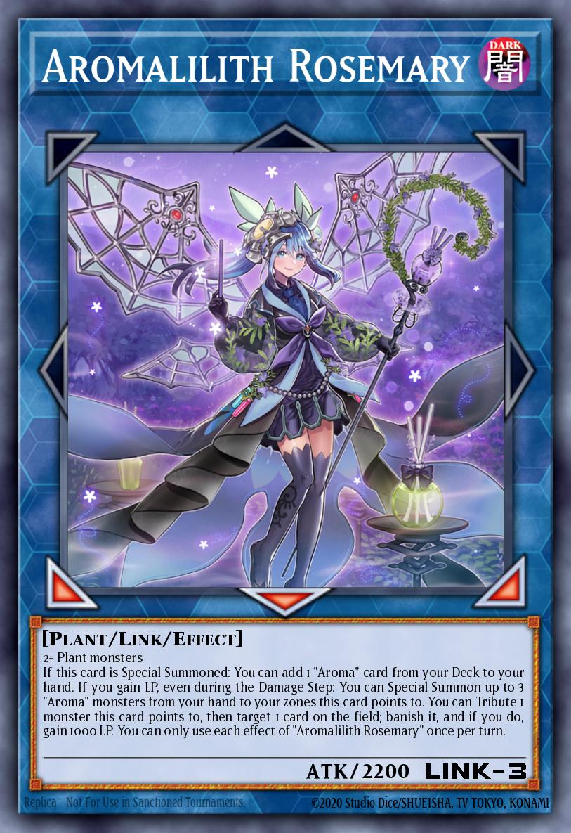 Aromalilith Rosemary Super Rare PHNI-EN050 Phantom Nightmare Yugioh card