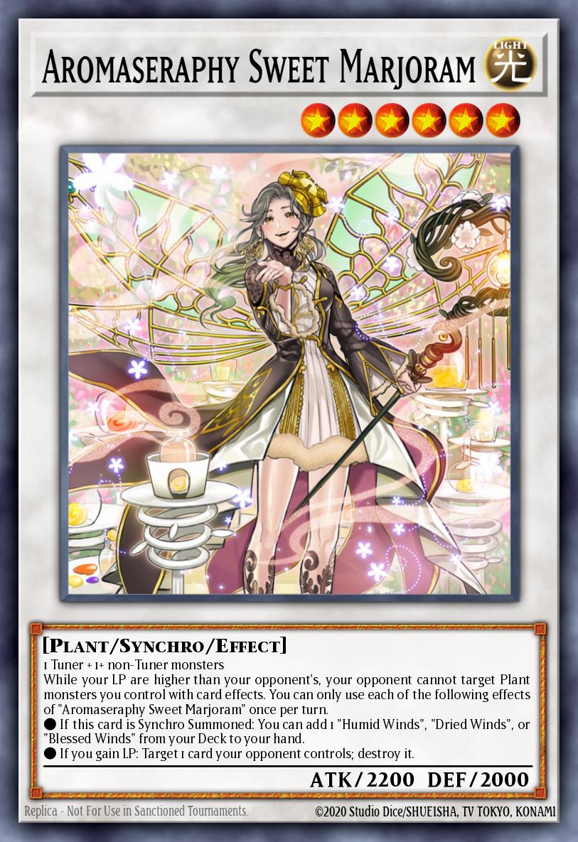 Aromaseraphy Sweet Marjoram Super Rare CHIM-EN034 Chaos Impact Yugioh card