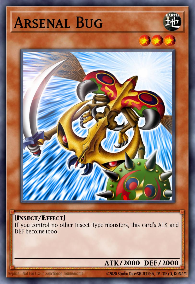Arsenal Bug Rare BP03-EN004 Battle Pack 3 Monster League Yugioh card
