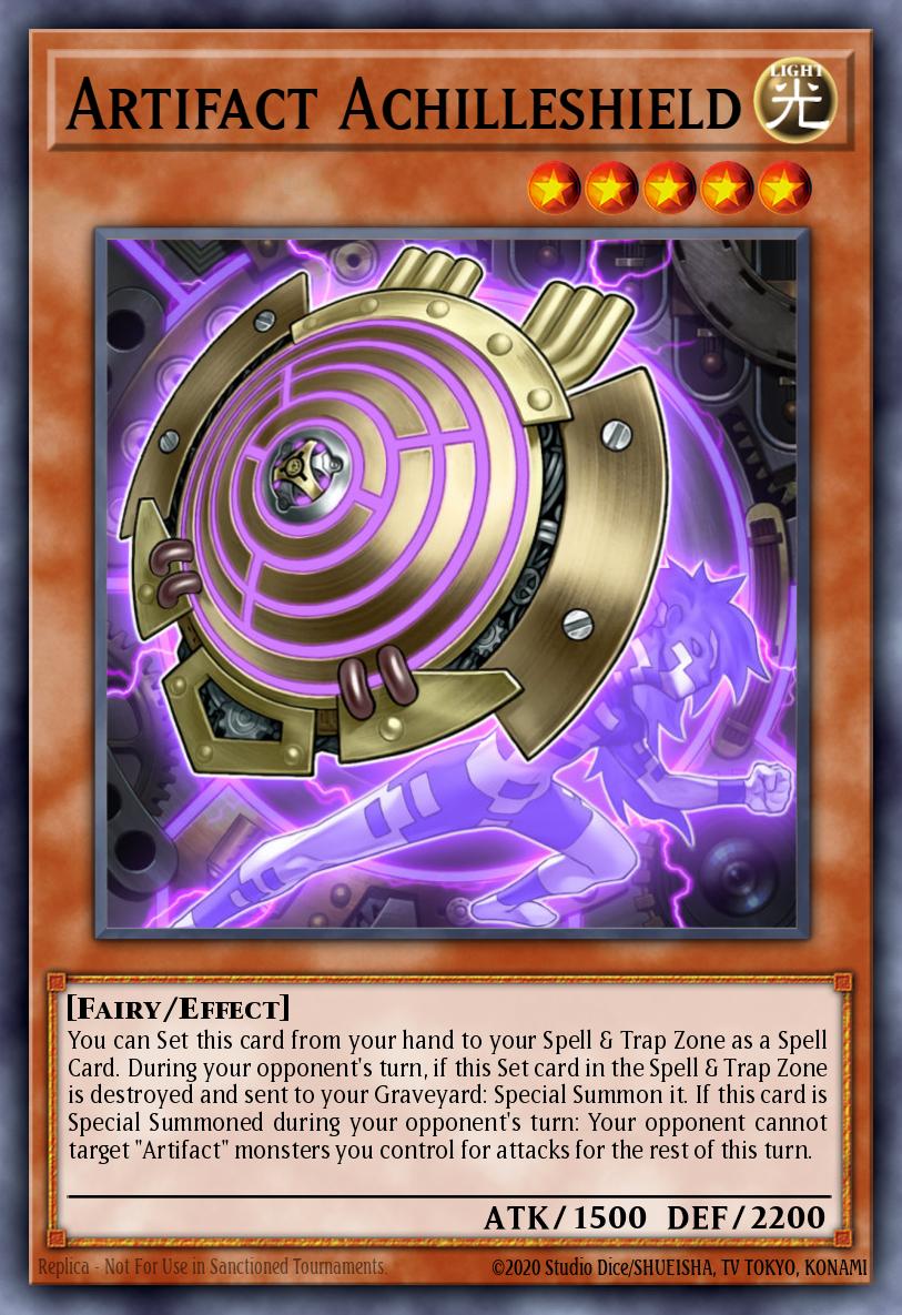 Artifact Achilleshield Common MP15-EN010 2015 Mega-Tin Mega Pack Yugioh card