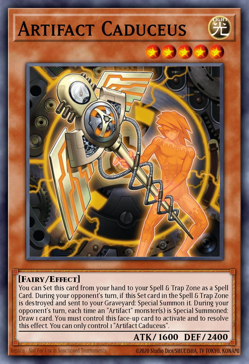 Artifact Caduceus Rare MP15-EN012 2015 Mega-Tin Mega Pack Yugioh card