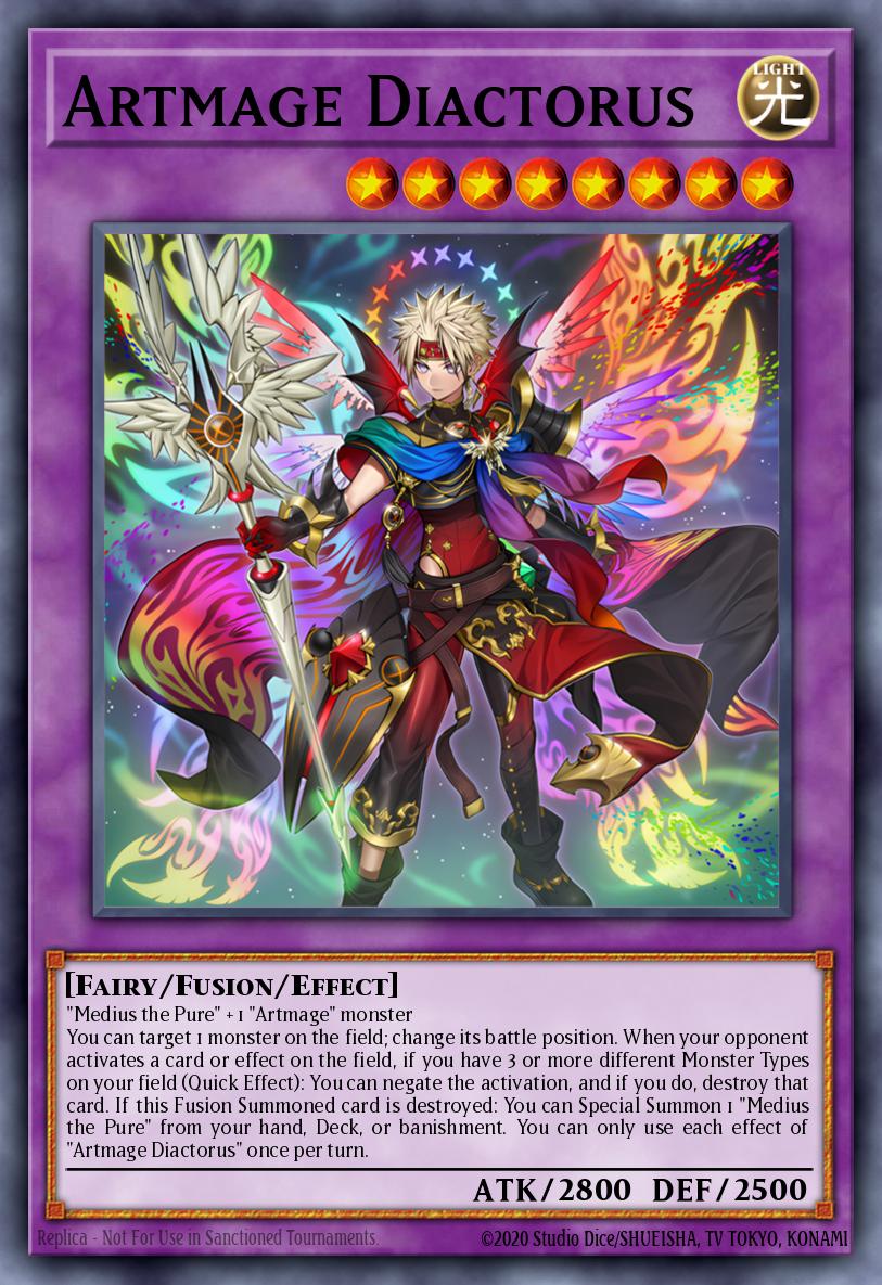 Artmage Diactorus Secret Rare DUAD-EN032 Duelists Advance Yugioh card