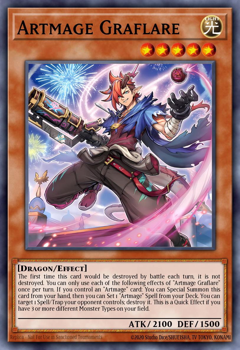 Artmage Graflare Starlight Rare DUAD-EN010 Duelists Advance Yugioh card