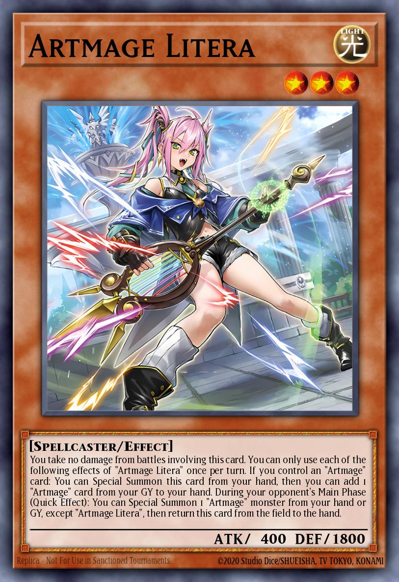Artmage Litera Super Rare DUAD-EN011 Duelists Advance Yugioh card