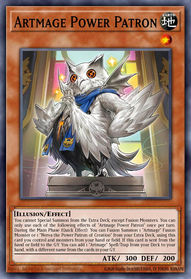 Artmage Power Patron Super Rare OP30-EN006 OTS Tournament Pack 30 Yugioh card