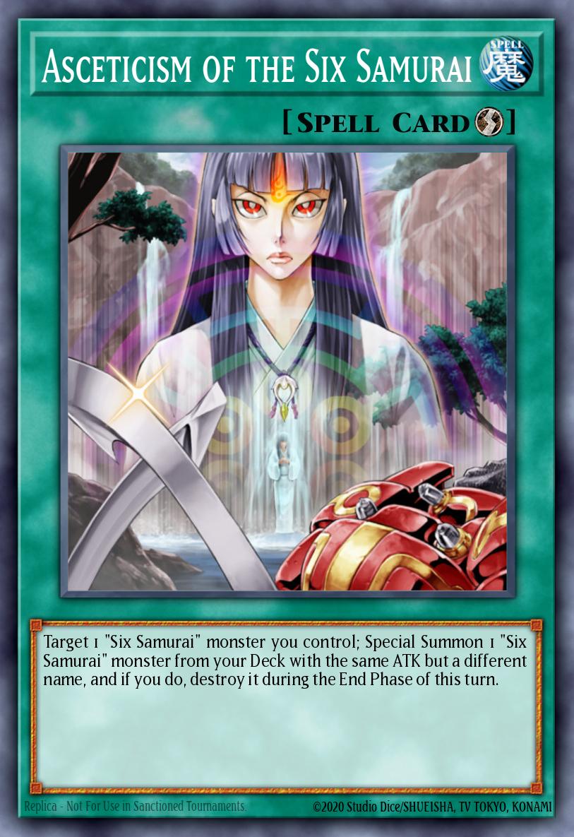 Asceticism of the Six Samurai Ultra Rare BLGG-EN107 Battles of Legend: Glorious Gallery Yugioh card