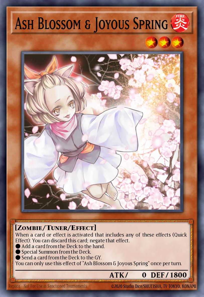 Ash Blossom & Joyous Spring 3 L26D-ENM02 Legendary Modern Decks 2026 Yugioh card