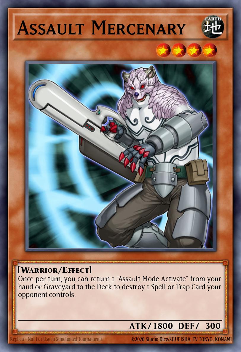 Assault Mercenary Common CRMS-EN023 Crimson Crisis Yugioh card