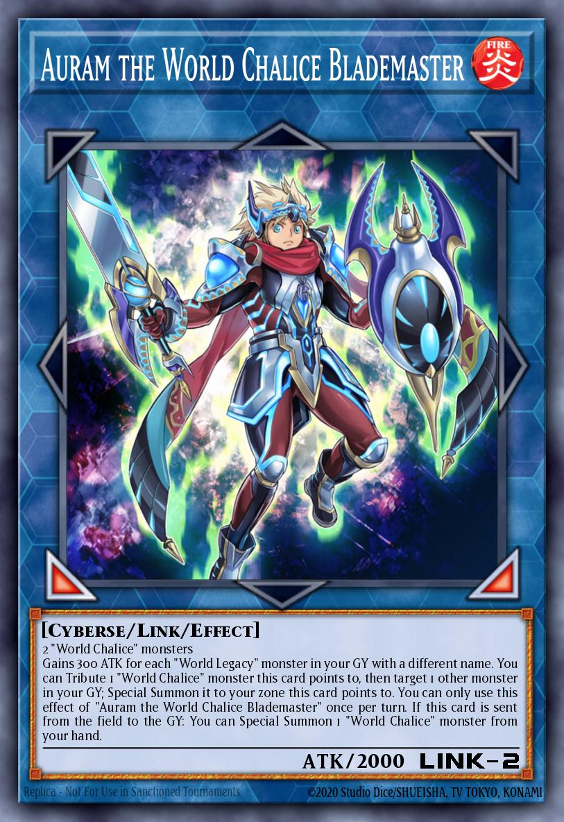Auram the World Chalice Blademaster Super Rare COTD-EN049 Code of the Duelist Yugioh card