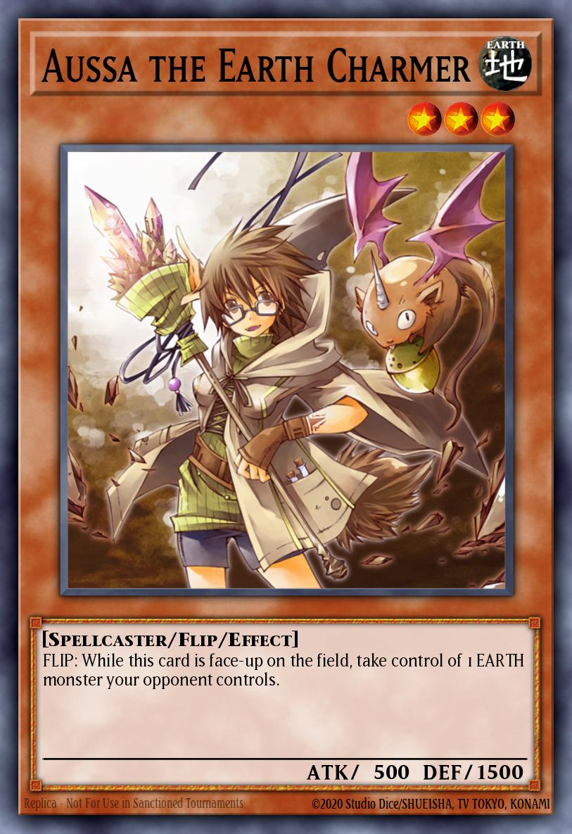 Aussa the Earth Charmer New artwork CH02-EN004 THE CHRONICLES DECK: Spirit Charmers (All-Foil Edition) Yugioh card