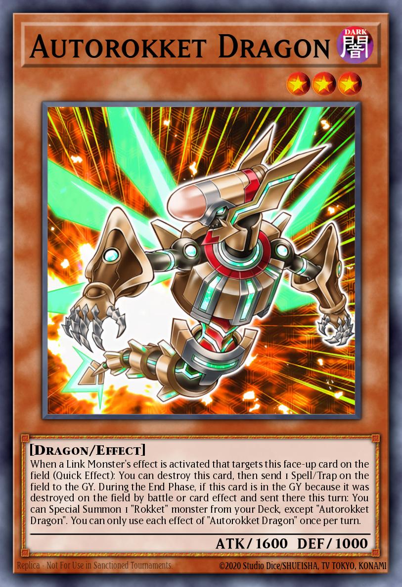 Autorokket Dragon Super Rare MP18-EN111 2018 Mega-Tin Mega Pack Yugioh card