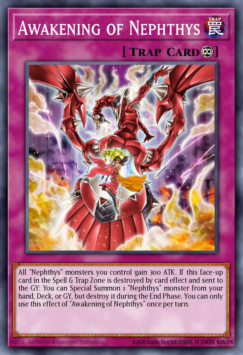 Awakening of Nephthys Super Rare HISU-EN011 Hidden Summoners Yugioh card