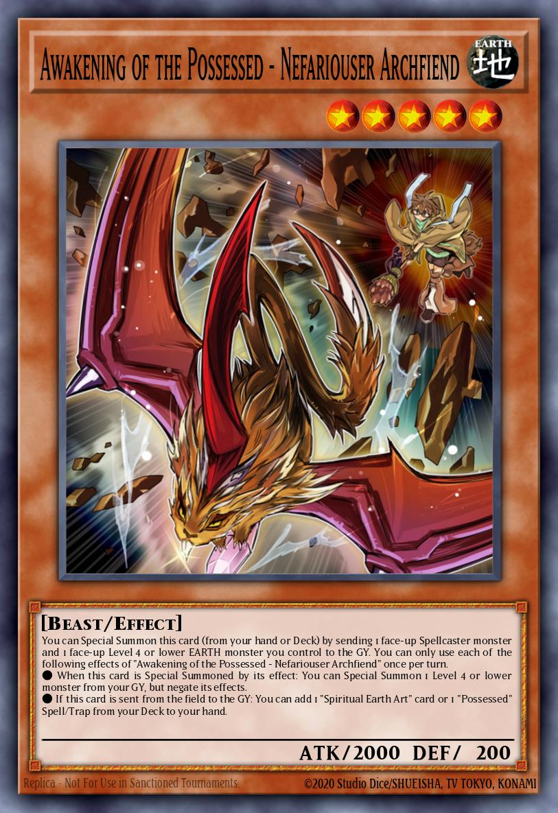 Awakening of the Possessed - Nefariouser Archfiend Ultra Rare CH02-EN020 THE CHRONICLES DECK: Spirit Charmers (All-Foil Edition) Yugioh card