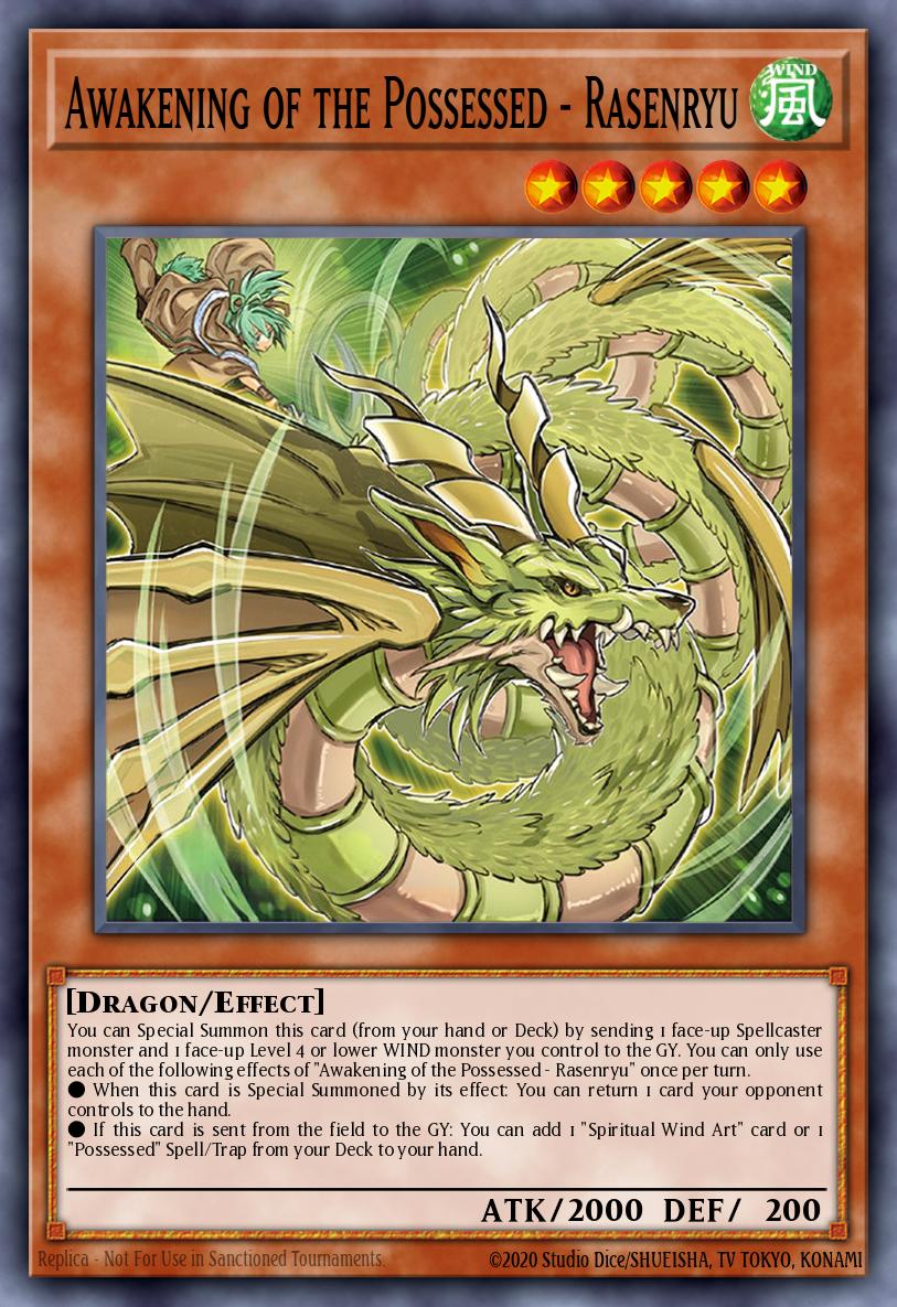 Awakening of the Possessed - Rasenryu Ultra Rare CH02-EN019 THE CHRONICLES DECK: Spirit Charmers (All-Foil Edition) Yugioh card