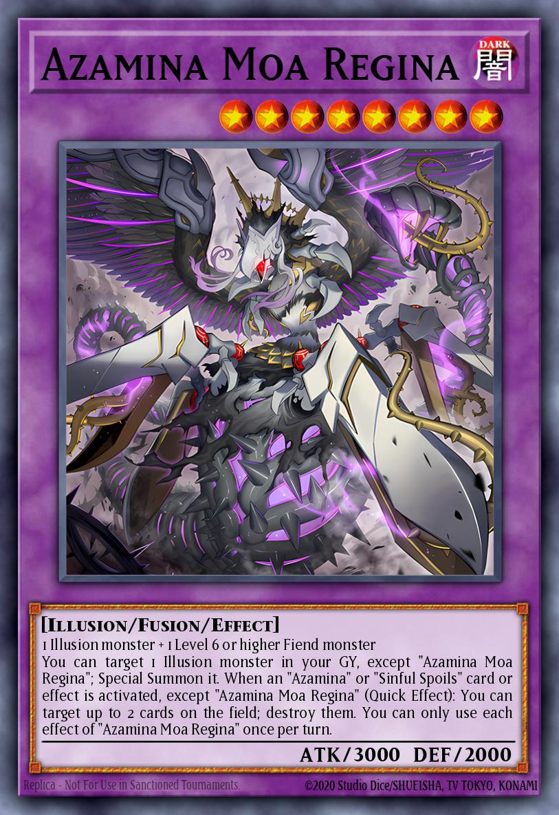 Azamina Moa Regina Prismatic Secret Rare MP25-EN105 2025 Mega-Pack Tin Yugioh card