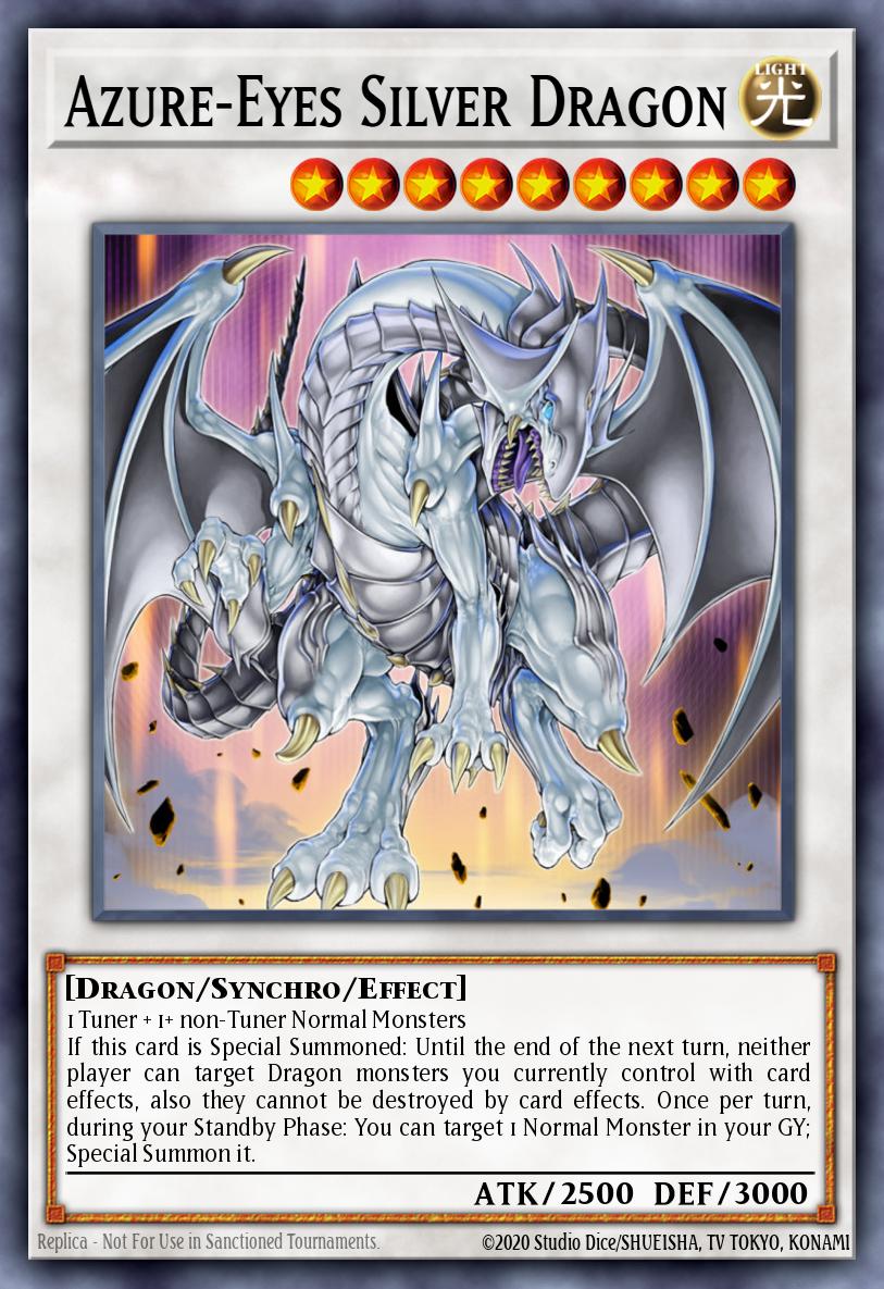 Azure-Eyes Silver Dragon Secret Rare LCKC-EN066 Legendary Collection Kaiba Mega Pack Yugioh card