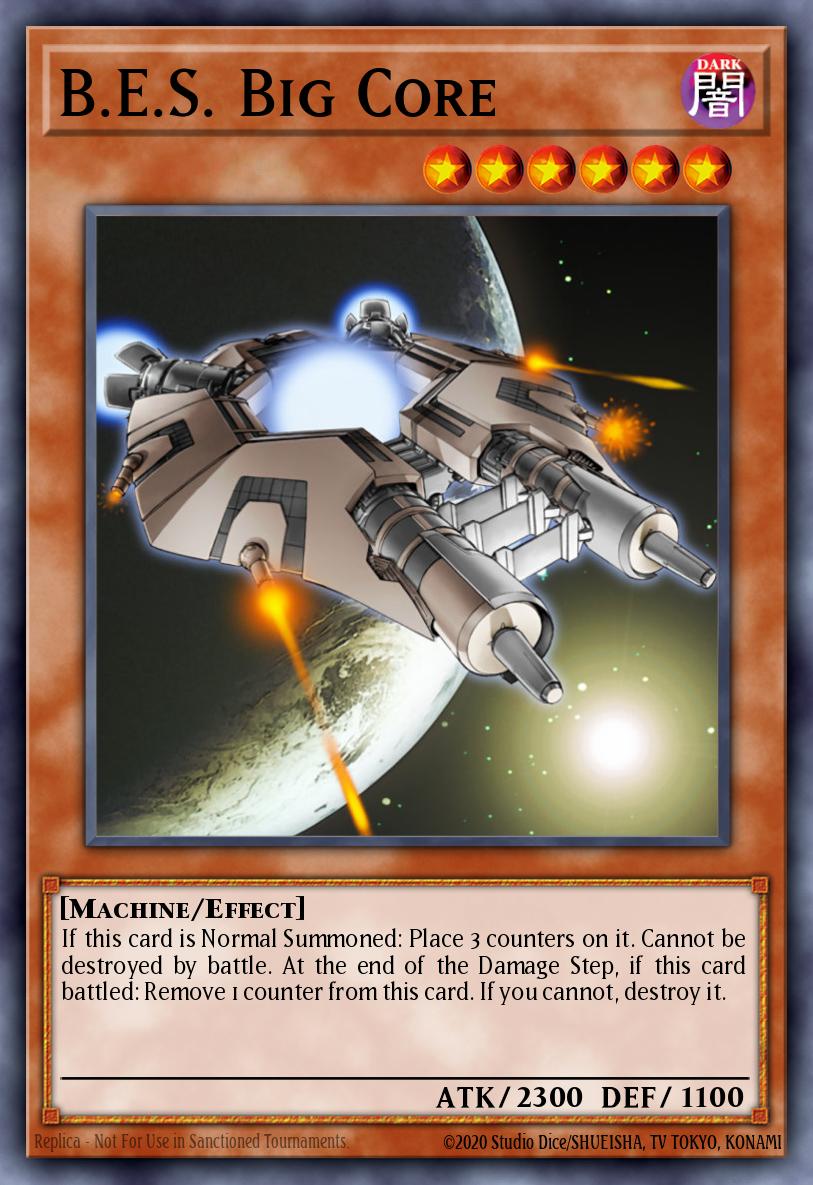 BES Big Core Super Rare DR3-EN090 Dark Revelation Volume 3 Yugioh card