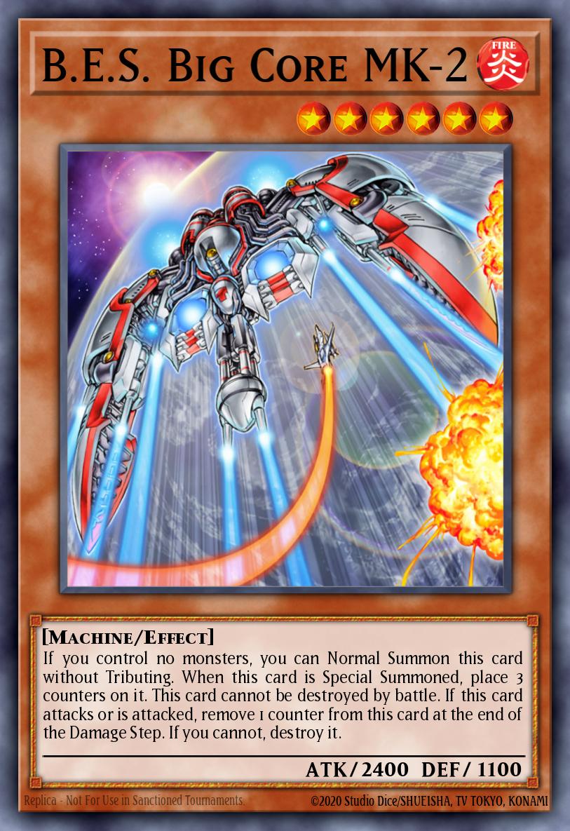 BES Big Core MK-2 Rare CRMS-EN030 Crimson Crisis Yugioh card