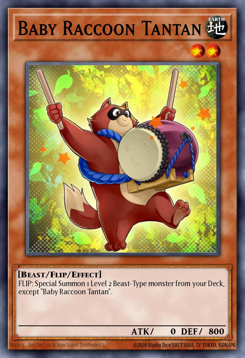 Baby Raccoon Tantan Common MP14-EN137 2014 Mega-Tin Mega Pack Yugioh card