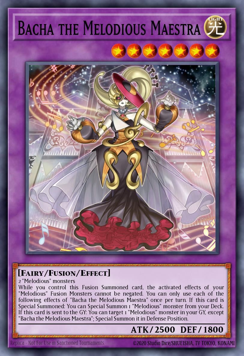 Bacha the Melodious Maestra Ultra Rare MP25-EN188 2025 Mega-Pack Tin Yugioh card