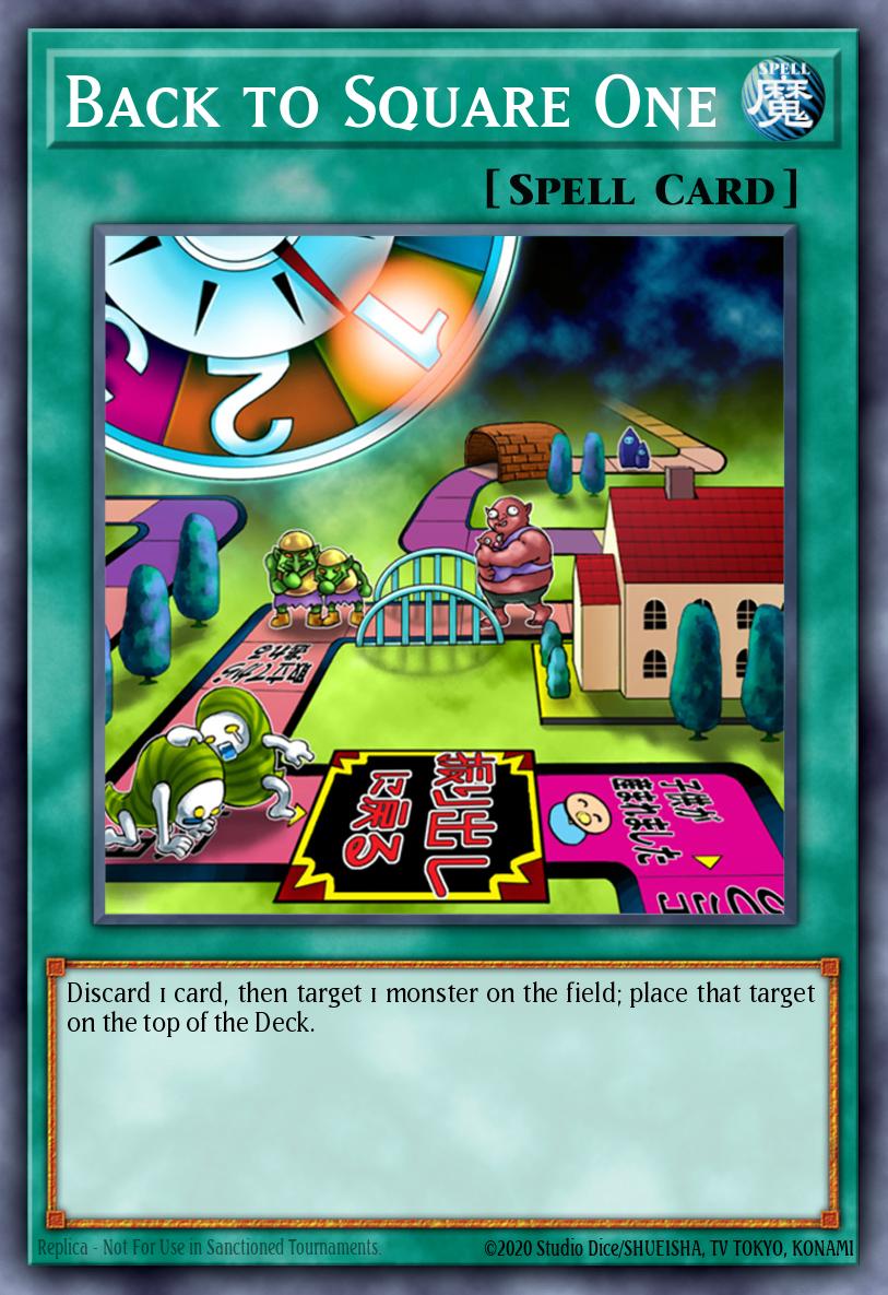 Back to Square One Common DR3-EN104 Dark Revelation Volume 3 Yugioh card