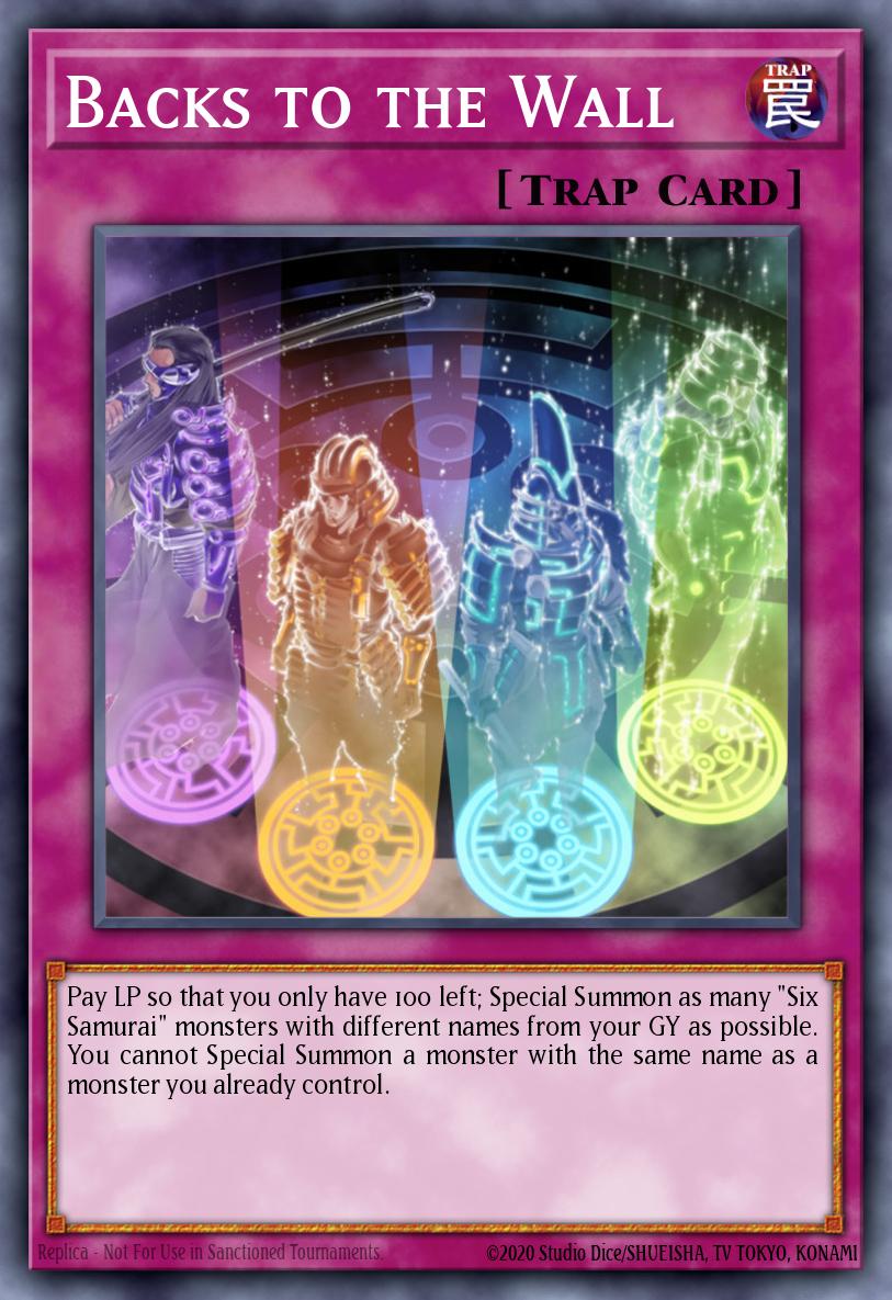 Backs to the Wall Common FOTB-EN052 Force of the Breaker Yugioh card